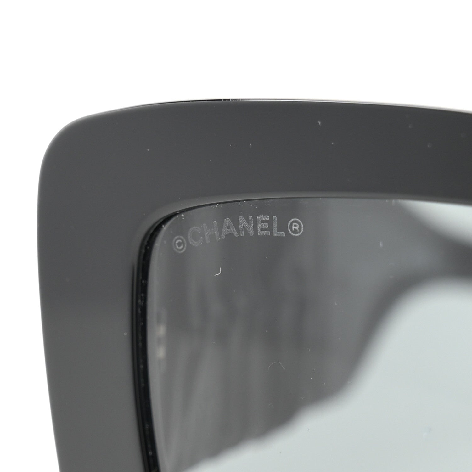 Chanel Acetate Calfskin Polarized Square Sunglasses 5473-Q-A Black 5 of 5