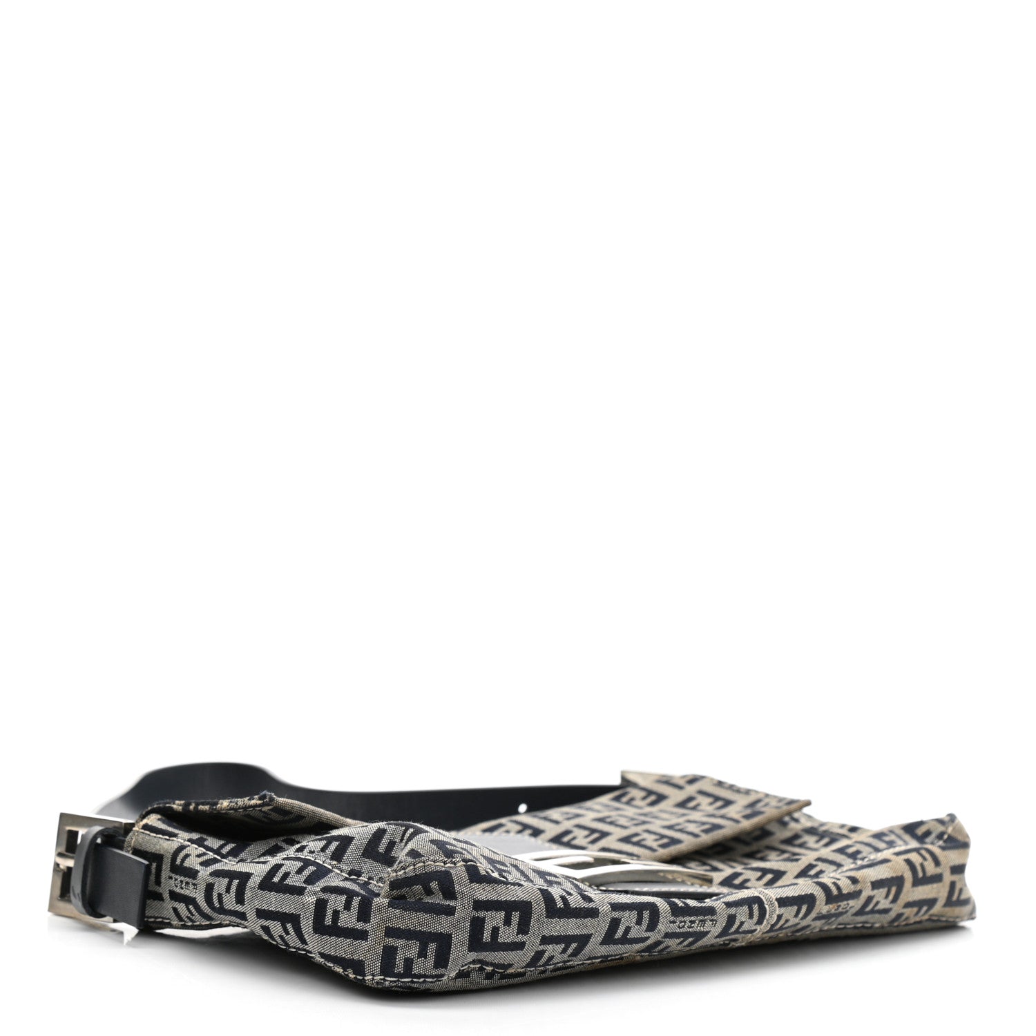 Fendi Zucchino Baguette Navy 4 of 10