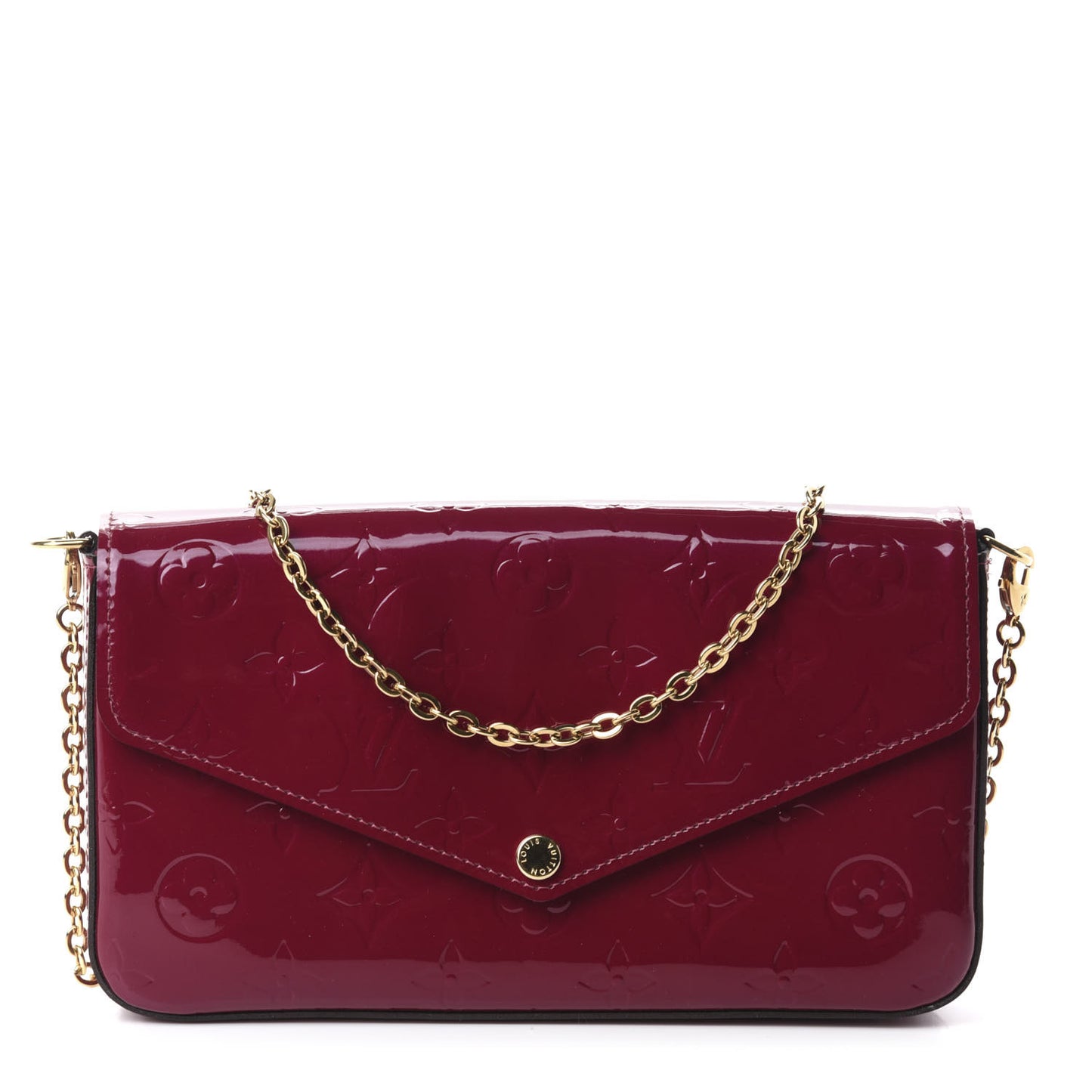 Vernis Felicie Chain Wallet Magenta