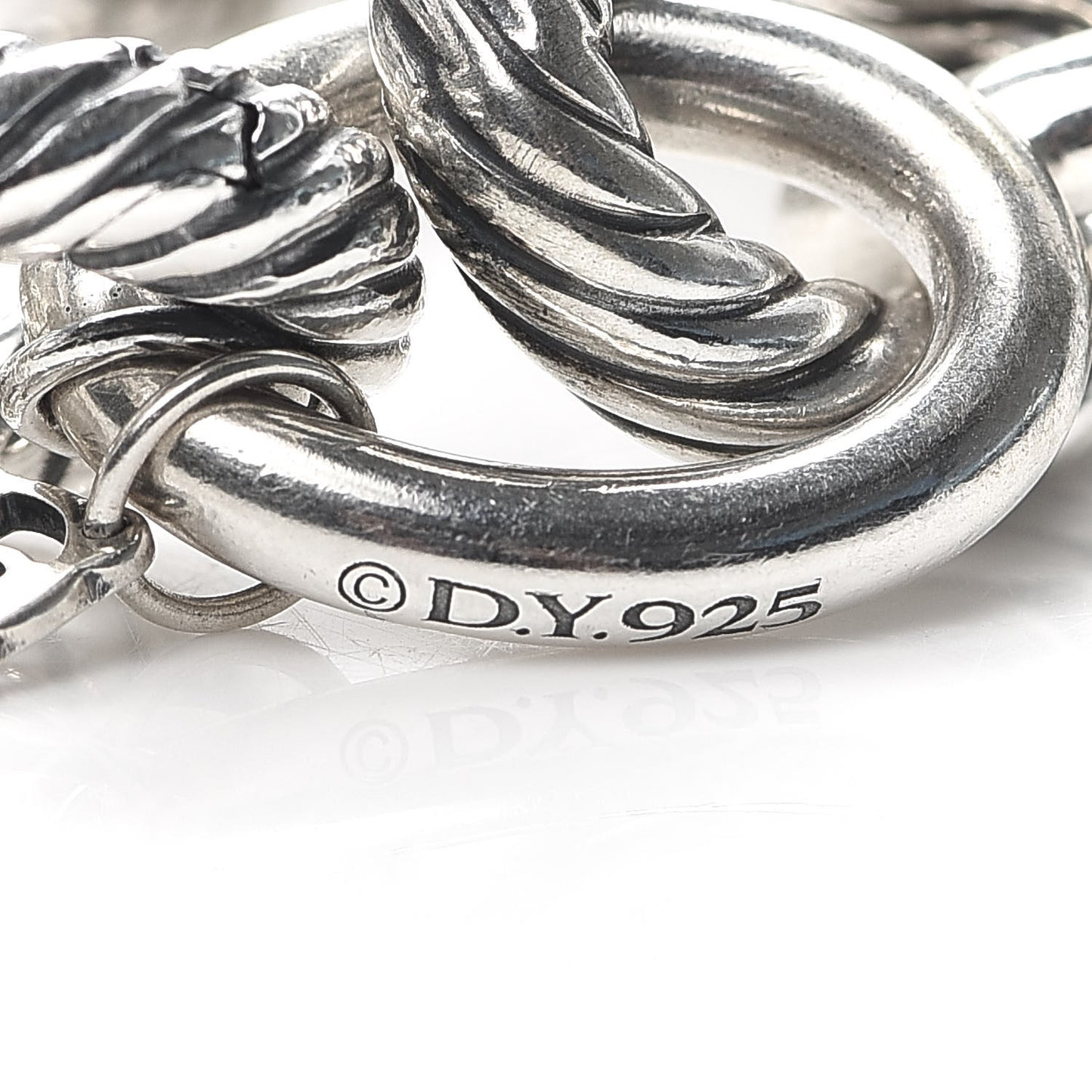 Sterling Silver 17mm Extra Large Oval Link Bracelet