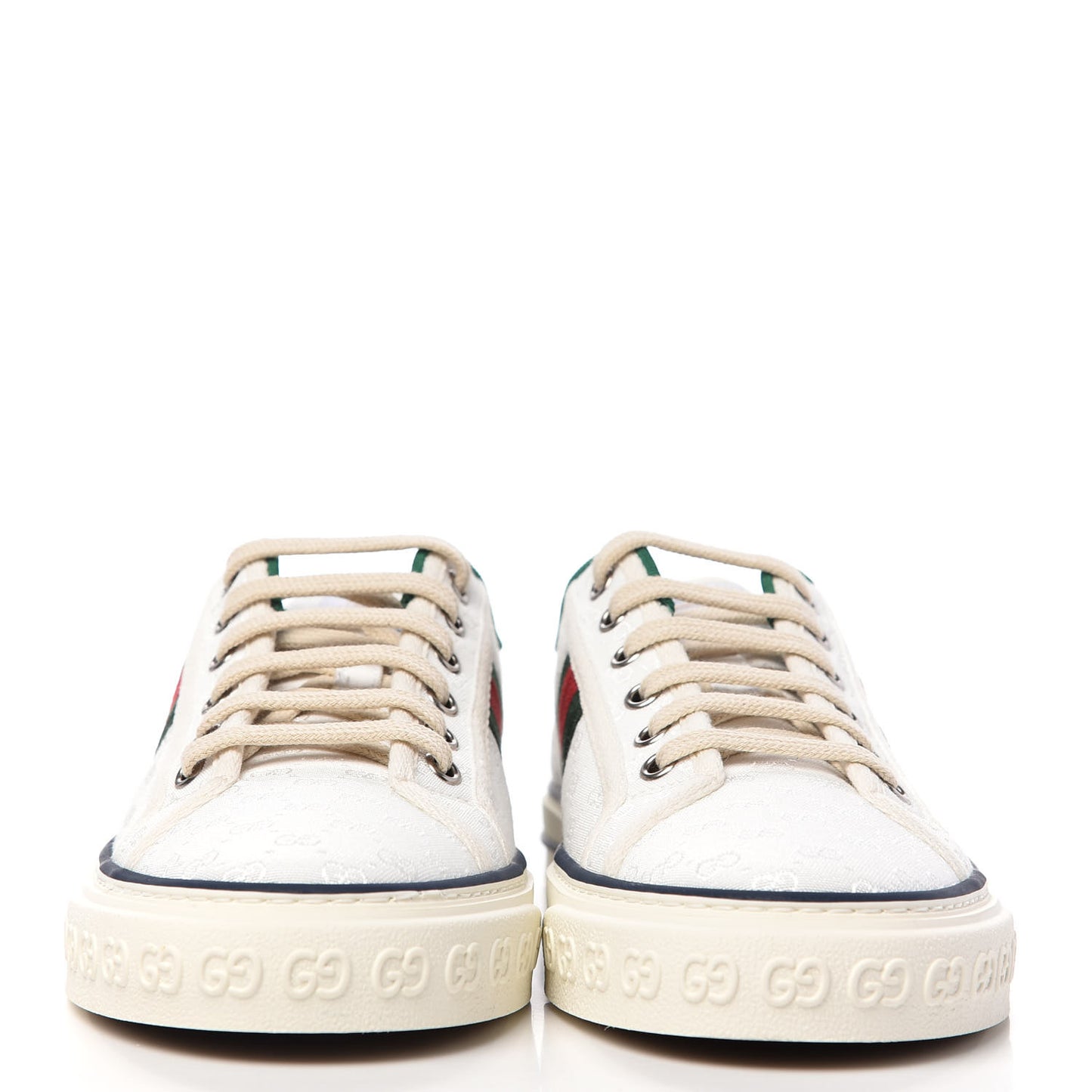 Canvas Web Womens GG Mignon Sneakers 39 White