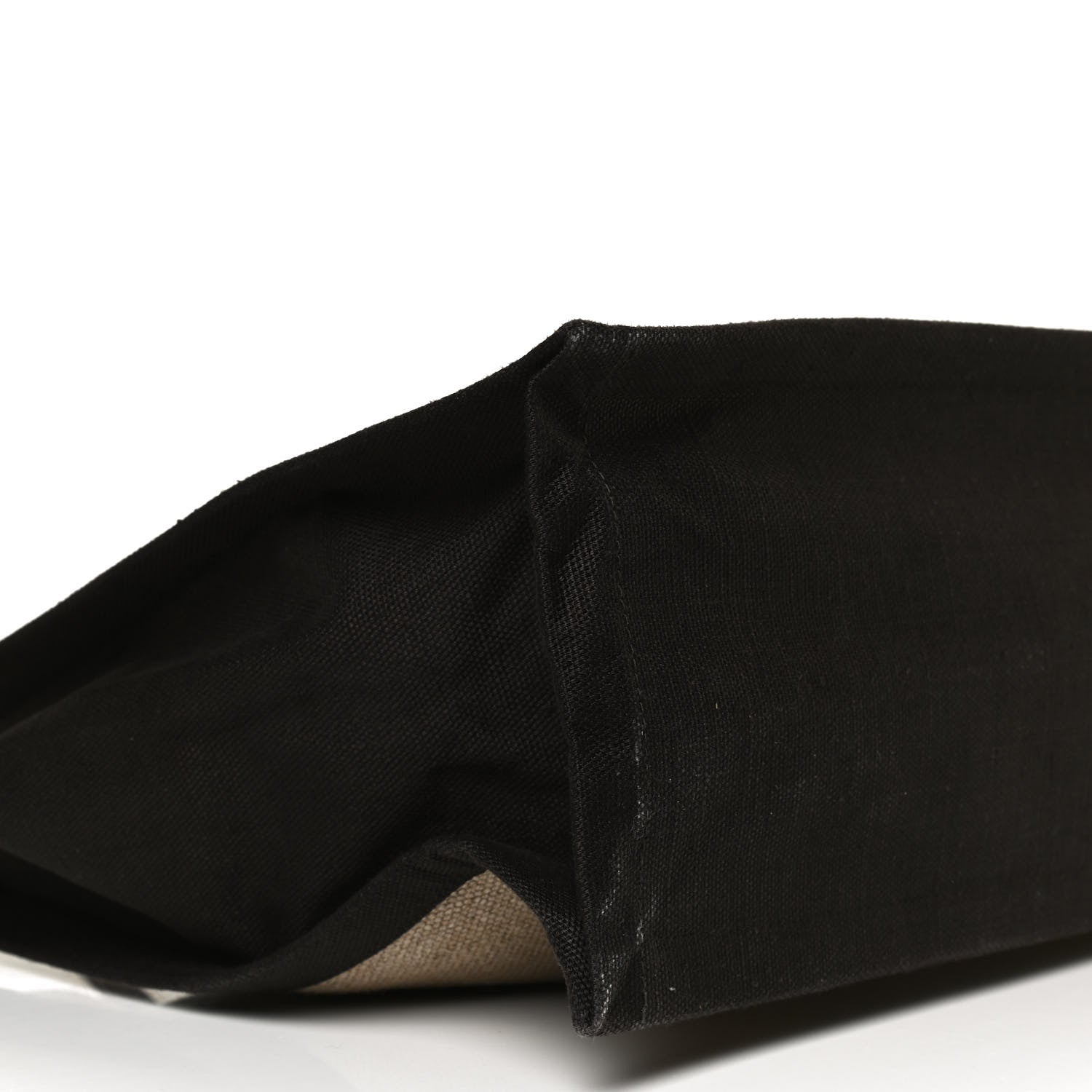 Saint Laurent Linen Calfskin Rive Gauche Tote Natural 9 of 10