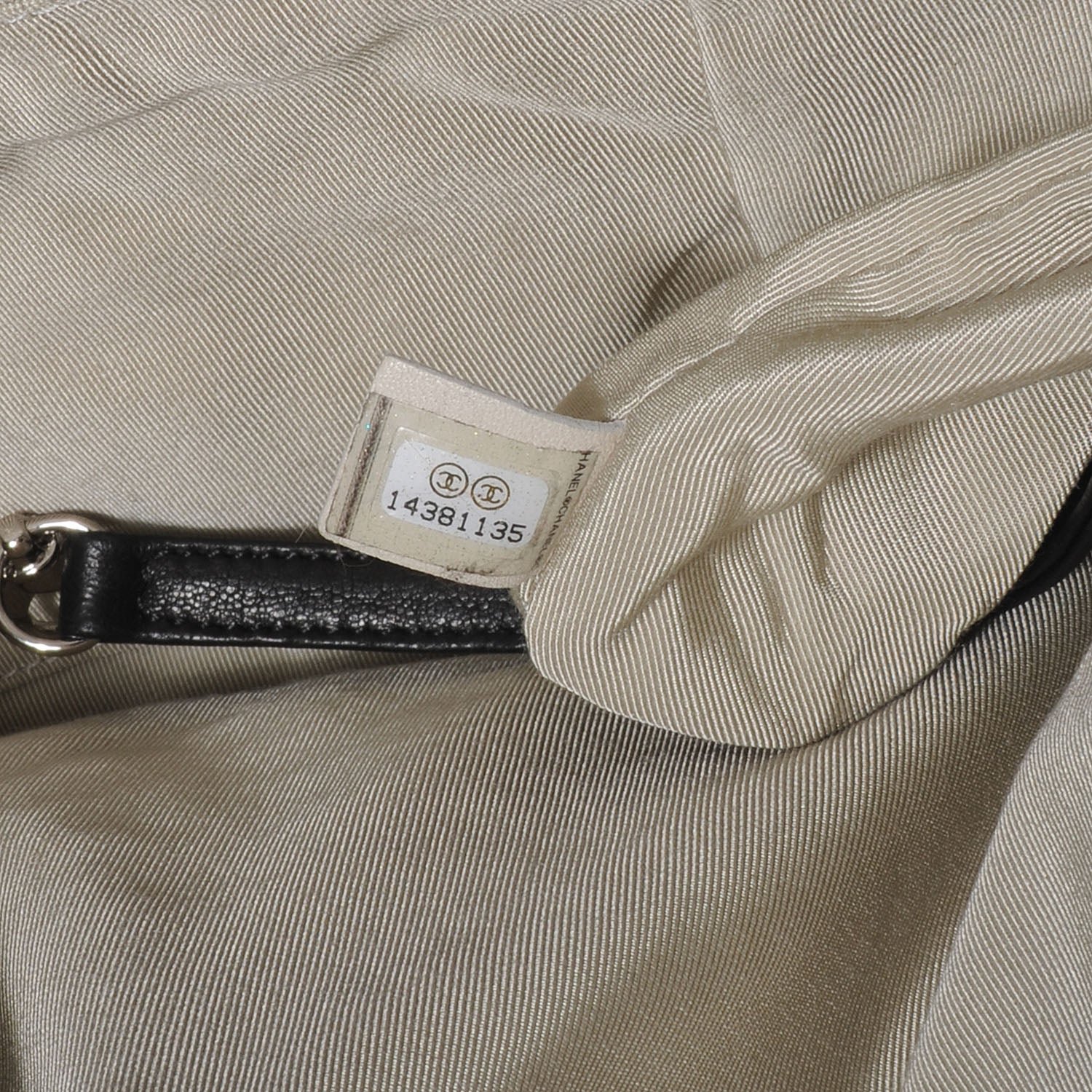 Chanel Washed Lambskin Chain Around Maxi Flap Bag Black 7 of 7