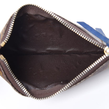 Louis Vuitton Monogram Josephine Wallet Zippered Insert Blue 5 of 8