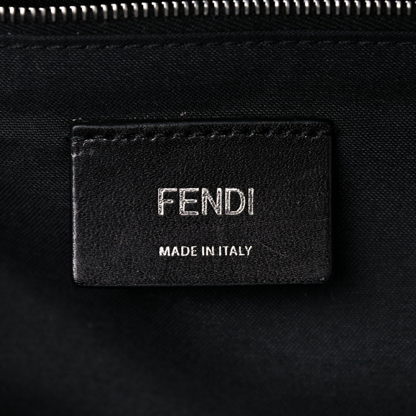 Vitello Century Bi-Color FF 1974 Embossed Belt Bag Maya Black