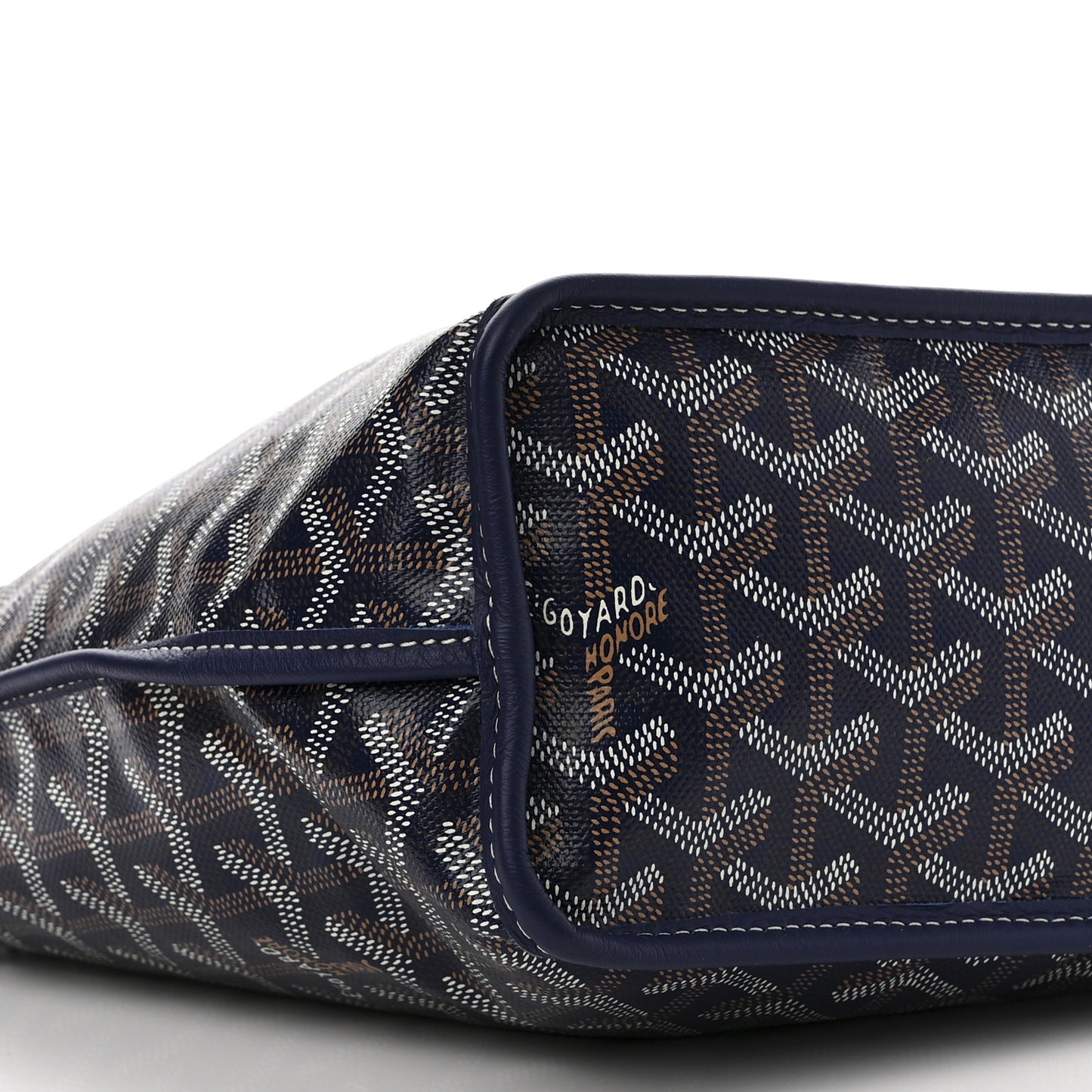 Goyardine Reversible Mini Anjou Navy