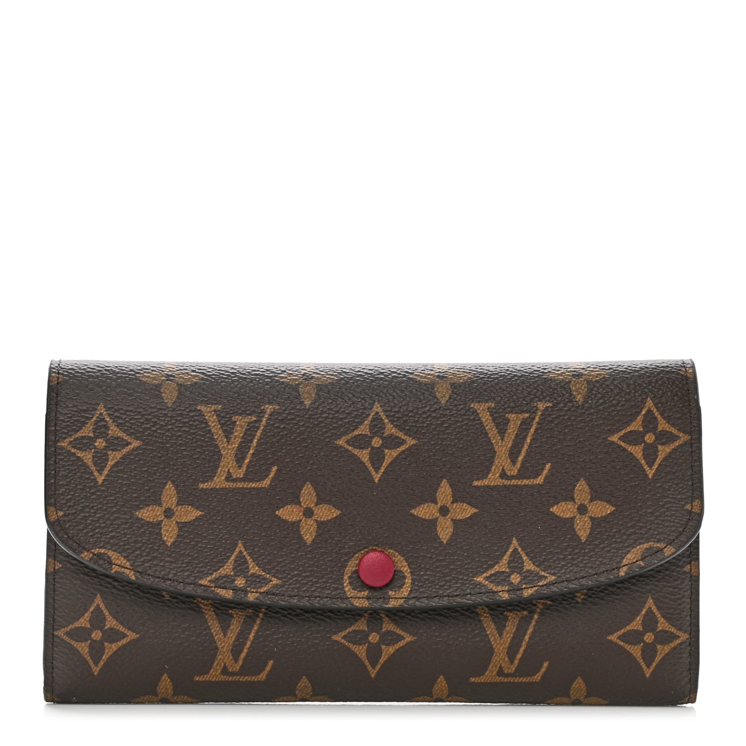 Louis Vuitton Monogram Emilie Wallet Fuchsia 1 of 6