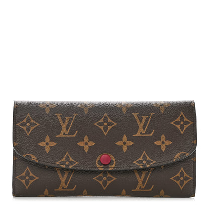 Louis Vuitton Monogram Emilie Wallet Fuchsia 1 of 6