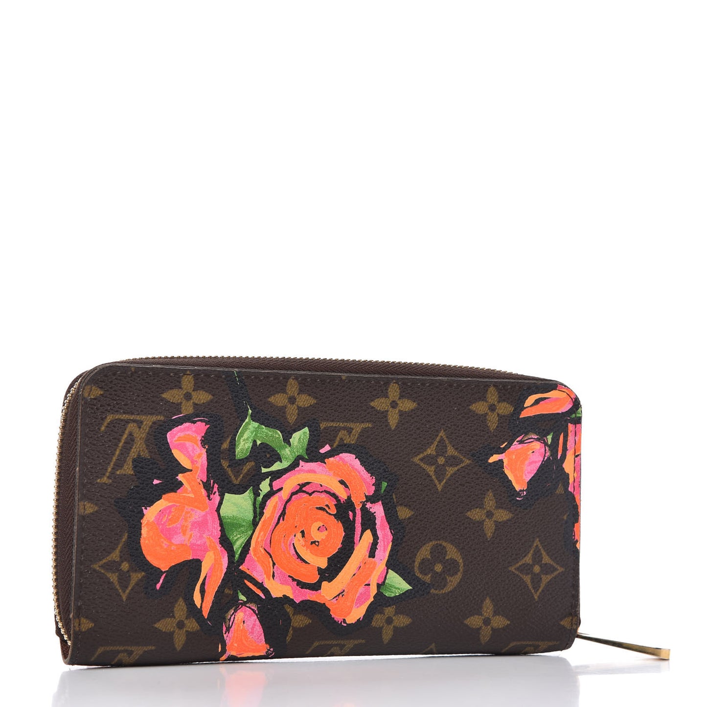 Monogram Roses Zippy Wallet