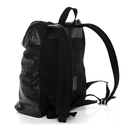 Saint Laurent Canvas Calfskin Sid Backpack Black 4 of 23