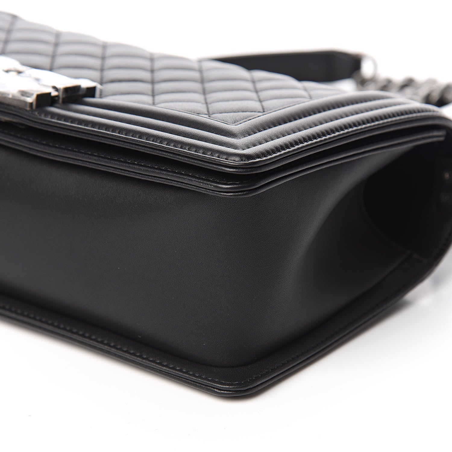 Chanel Calfskin Quilted Medium Boy Flap Black 10 of 11