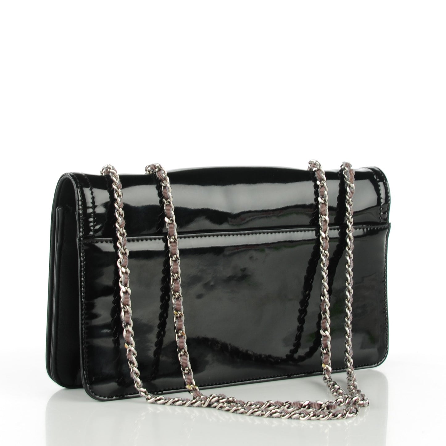 Vinyl Small Lipstick Flap Black