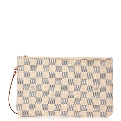 Louis Vuitton Damier Azur Neverfull MM GM Pochette 1 of 7