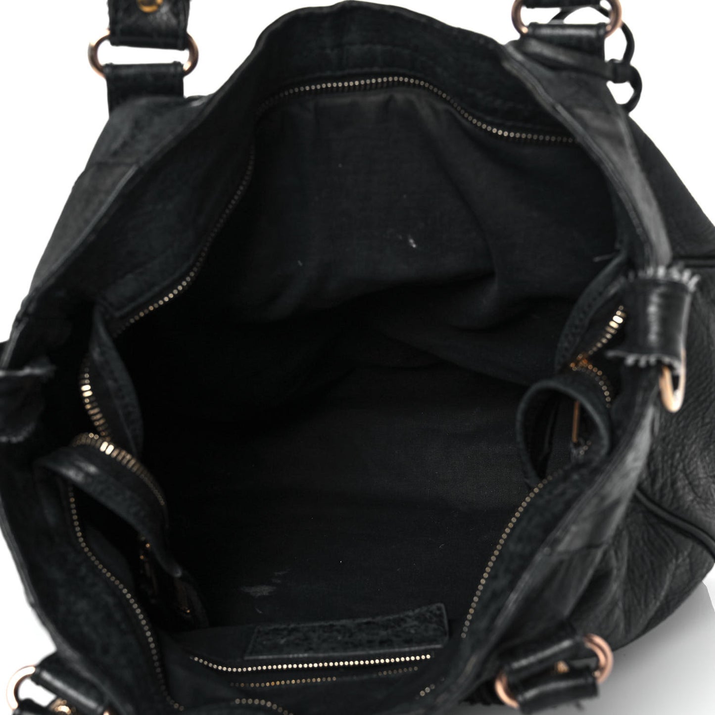 Agneau Giant 12 Gold Hardware Velo Black
