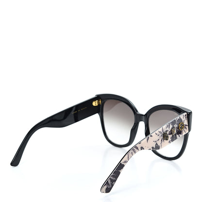 Gucci Acetate Herbarium Print Square Frame Sunglasses GG0059S White 4 of 7