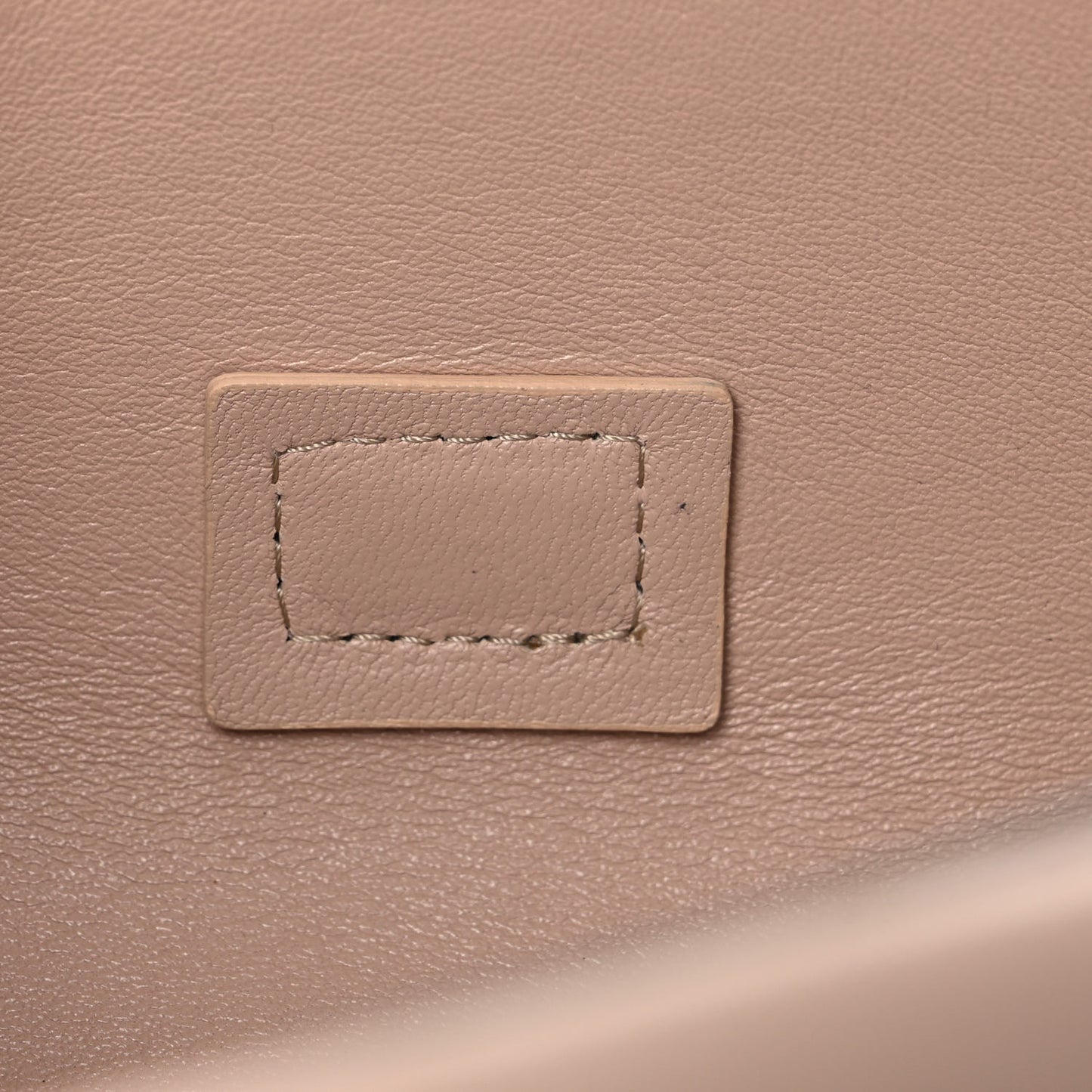 Nappa Medium Elle Chain Clutch Blush Nude