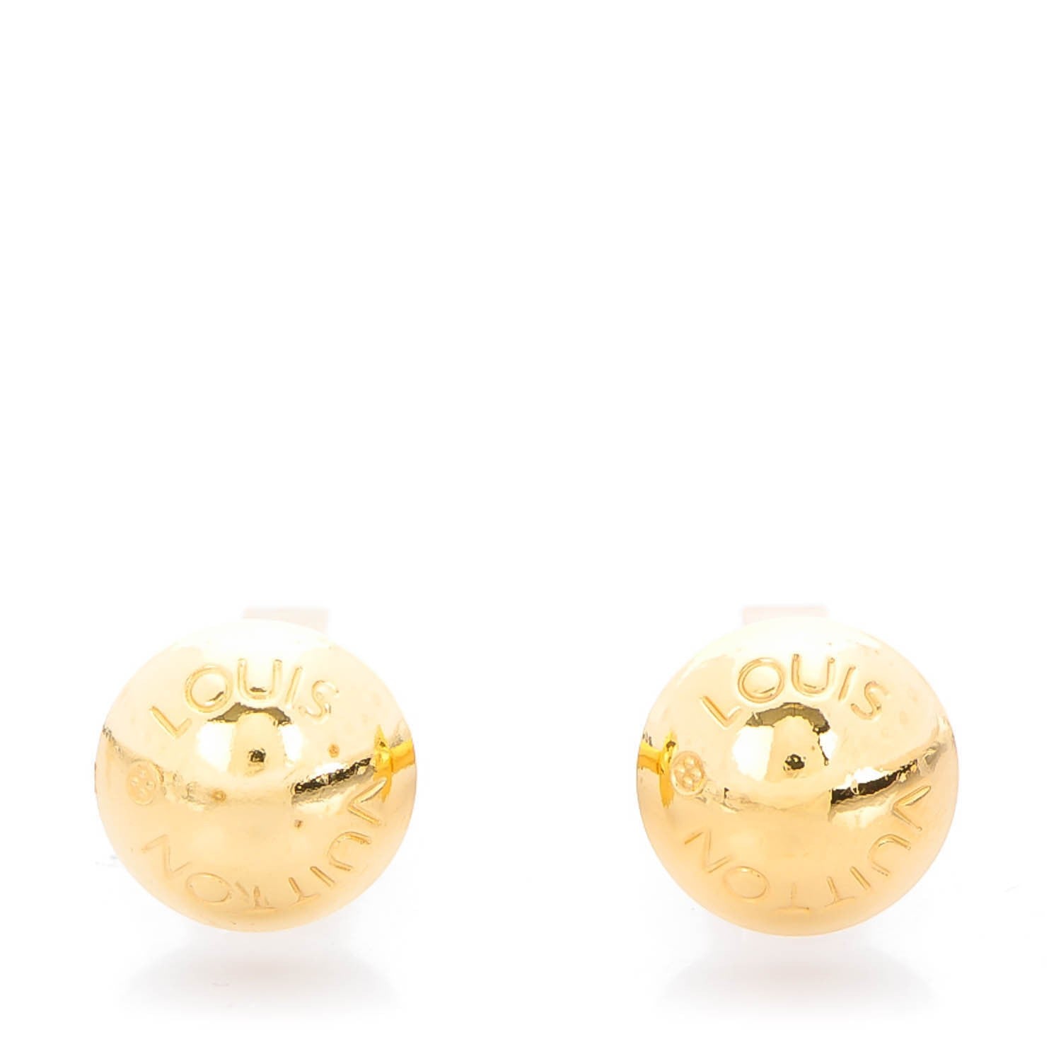 Louis Vuitton Clou Rivet Cufflinks Gold 1 of 4