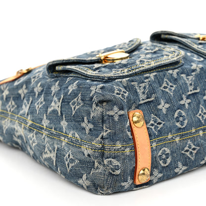 Louis Vuitton Denim Baggy GM Blue 8 of 12