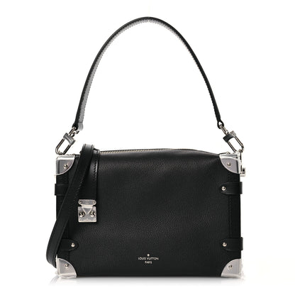 Louis Vuitton Calfskin Side Trunk MM Black 1 of 15