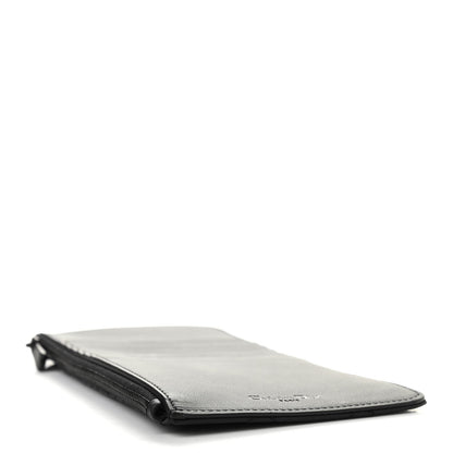Christian Dior Ultra Matte Lambskin Cannage Small Lady Dior Zip Card Holder Black 4 of 9