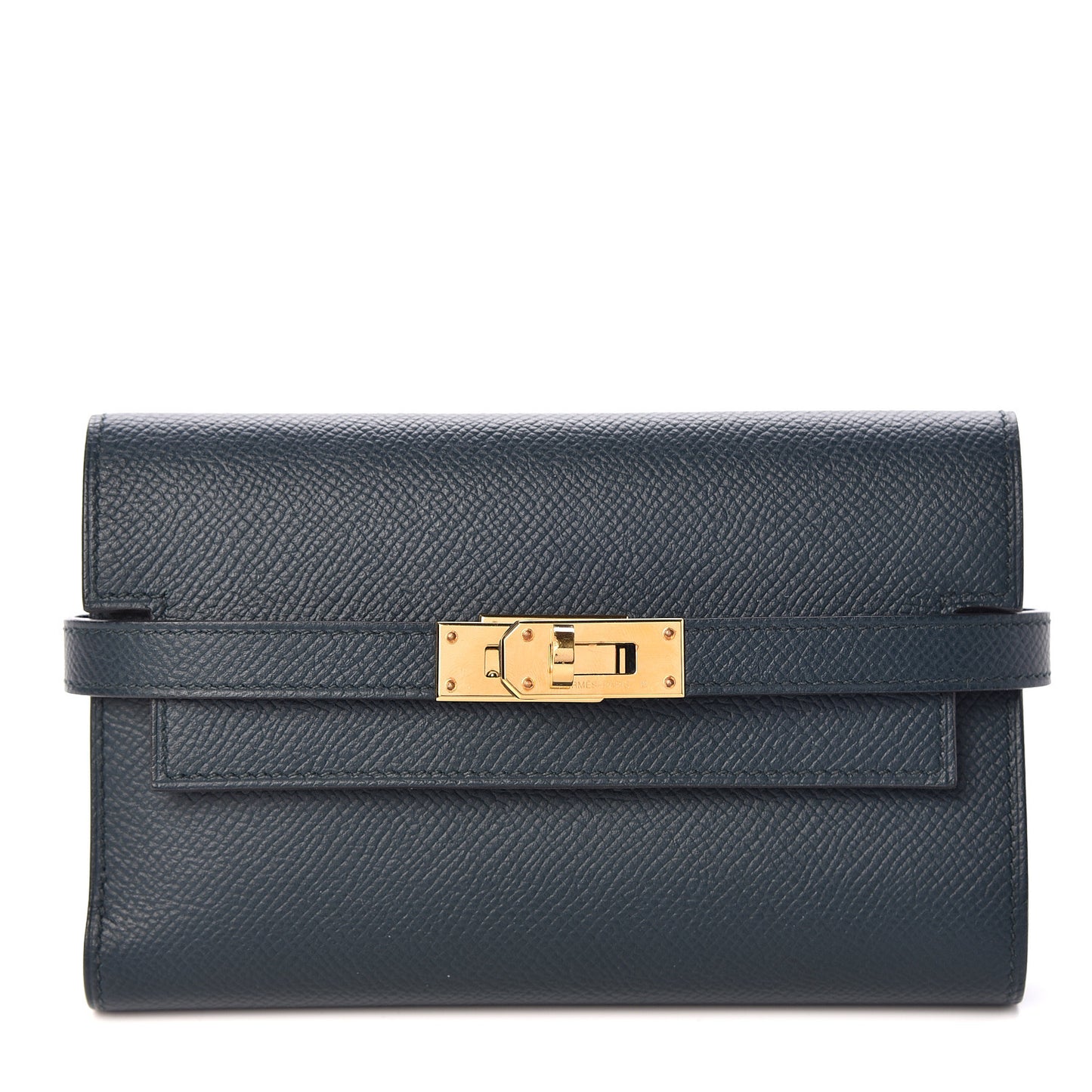 Epsom Medium Kelly Wallet Vert Cypress