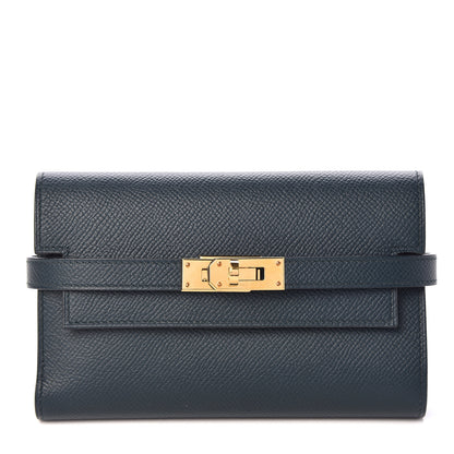 Hermes Epsom Medium Kelly Wallet Vert Cypress 1 of 8