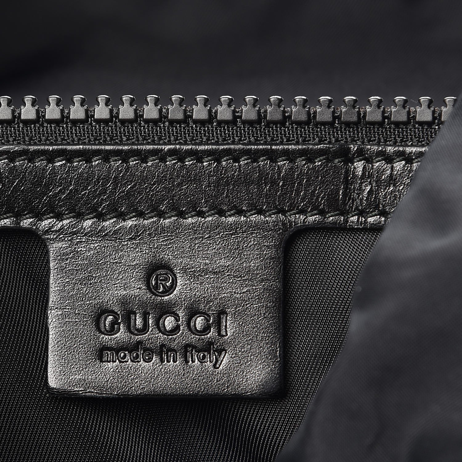 Gucci Techno Canvas Web L'Aveugle Par Amour Embroidered Double Buckle Backpack Black 7 of 8