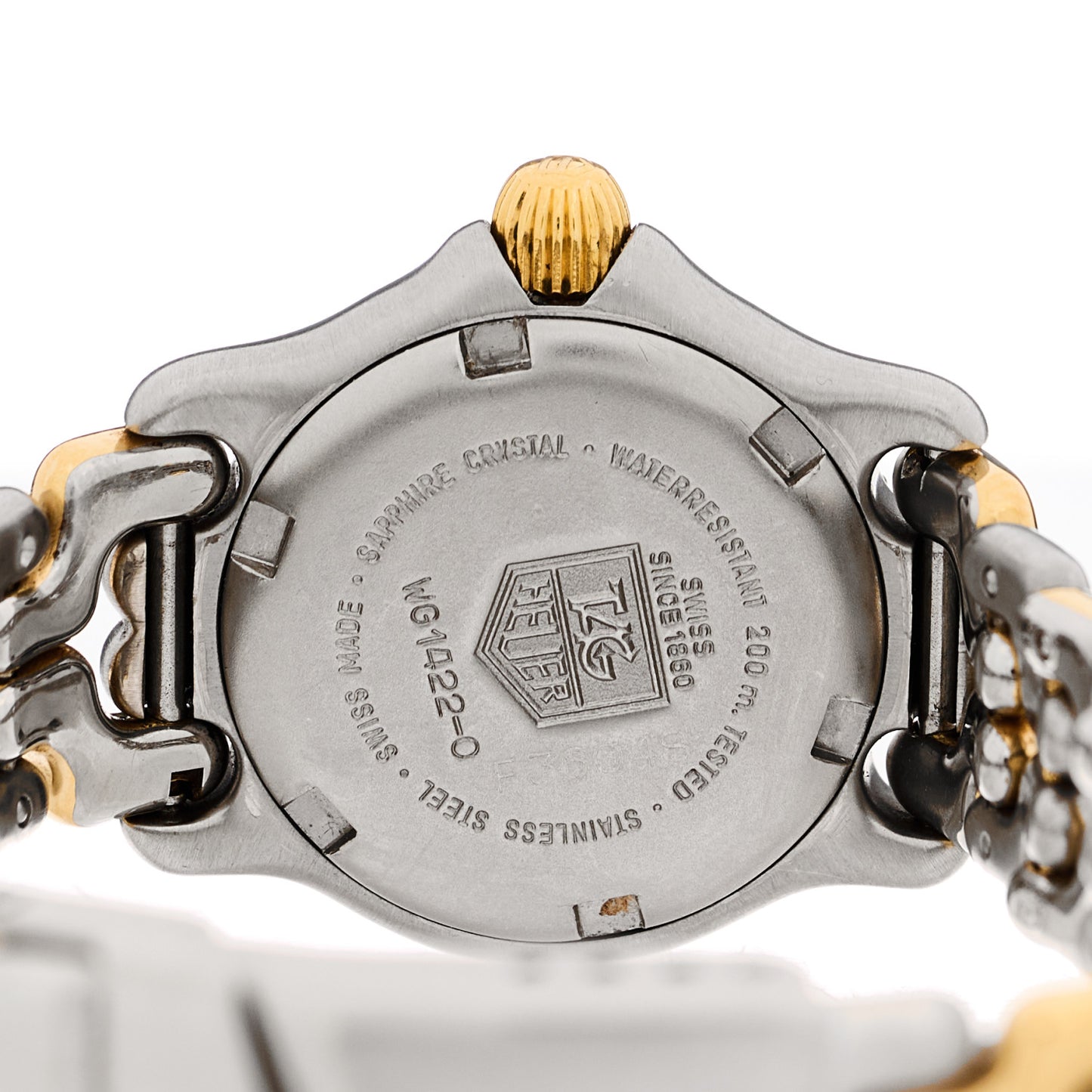 Stainless Steel 24mm Professional Quartz Watch White WG1422-0