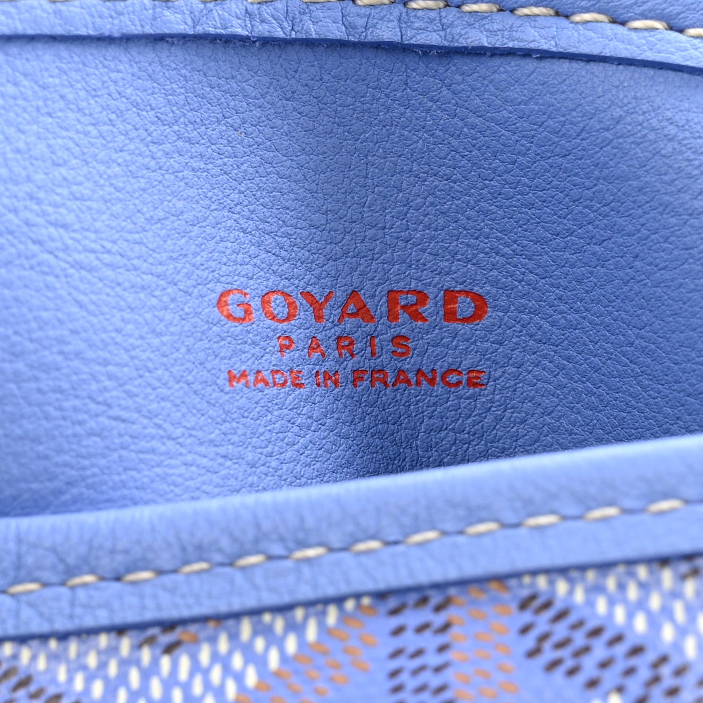 Goyardine Reversible Mini Anjou Iris
