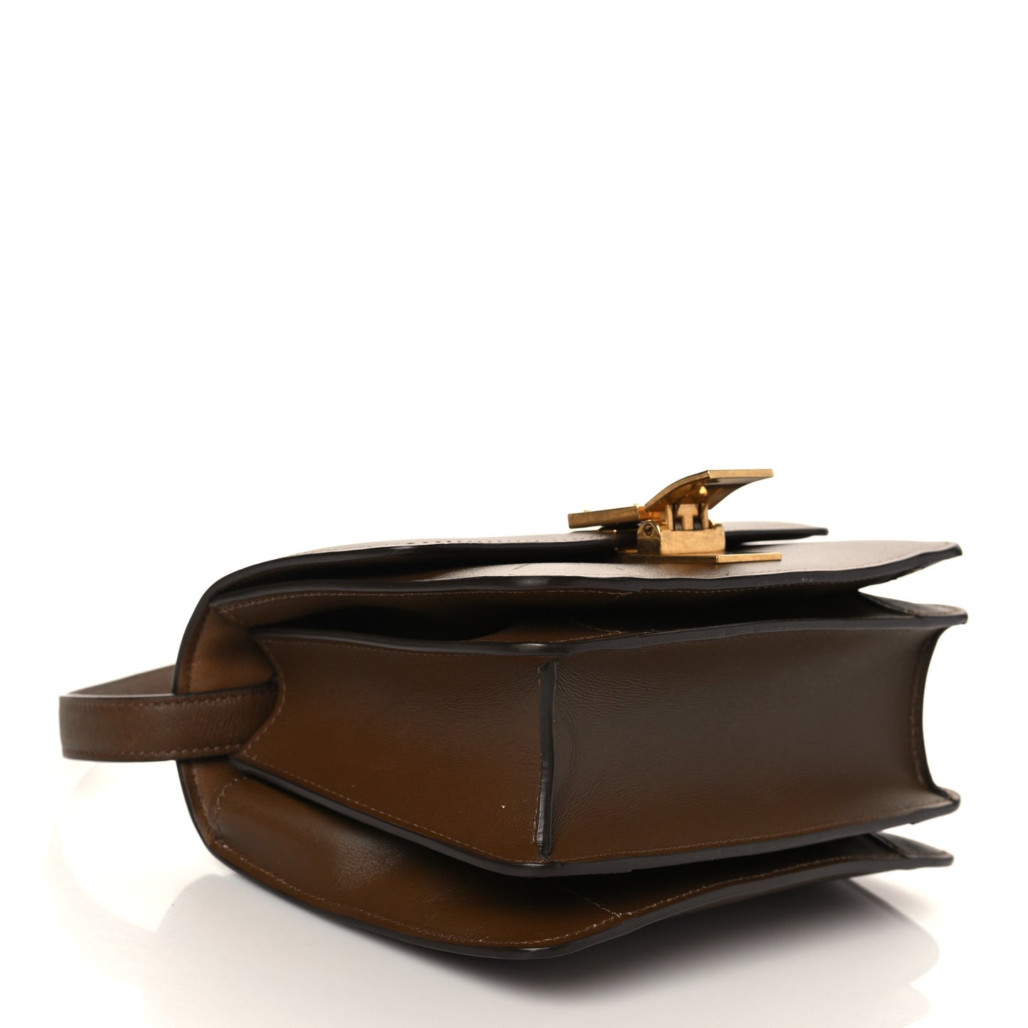 Smooth Calfskin Small Classic Box Flap Bag Camel
