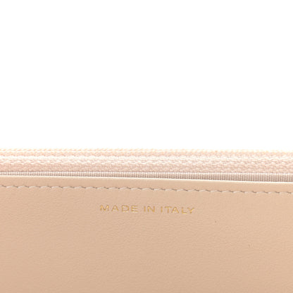 Chanel Lambskin Quilted Chain Around Wallet On Chain WOC Beige 7 of 12