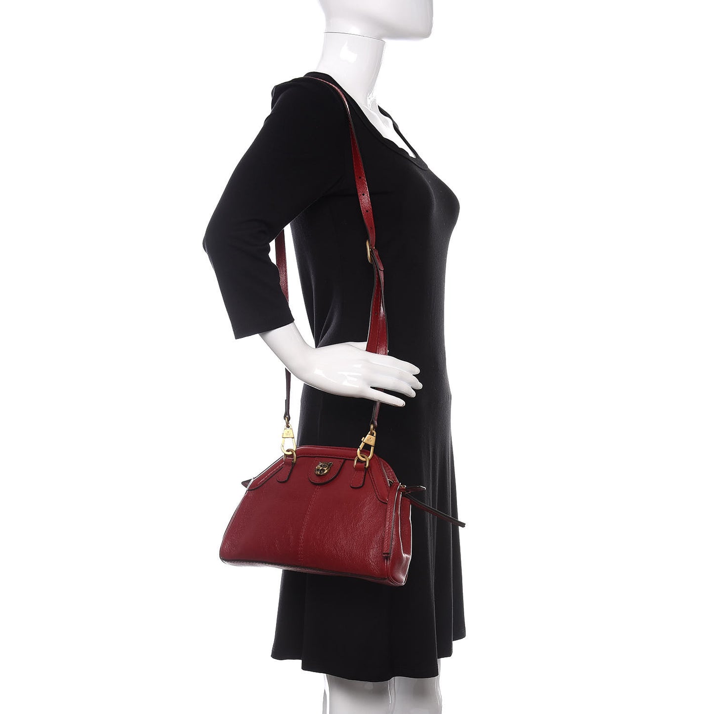Piuma Lux Calfskin Small Re(Belle) Crossbody Bag Romantic Cerise