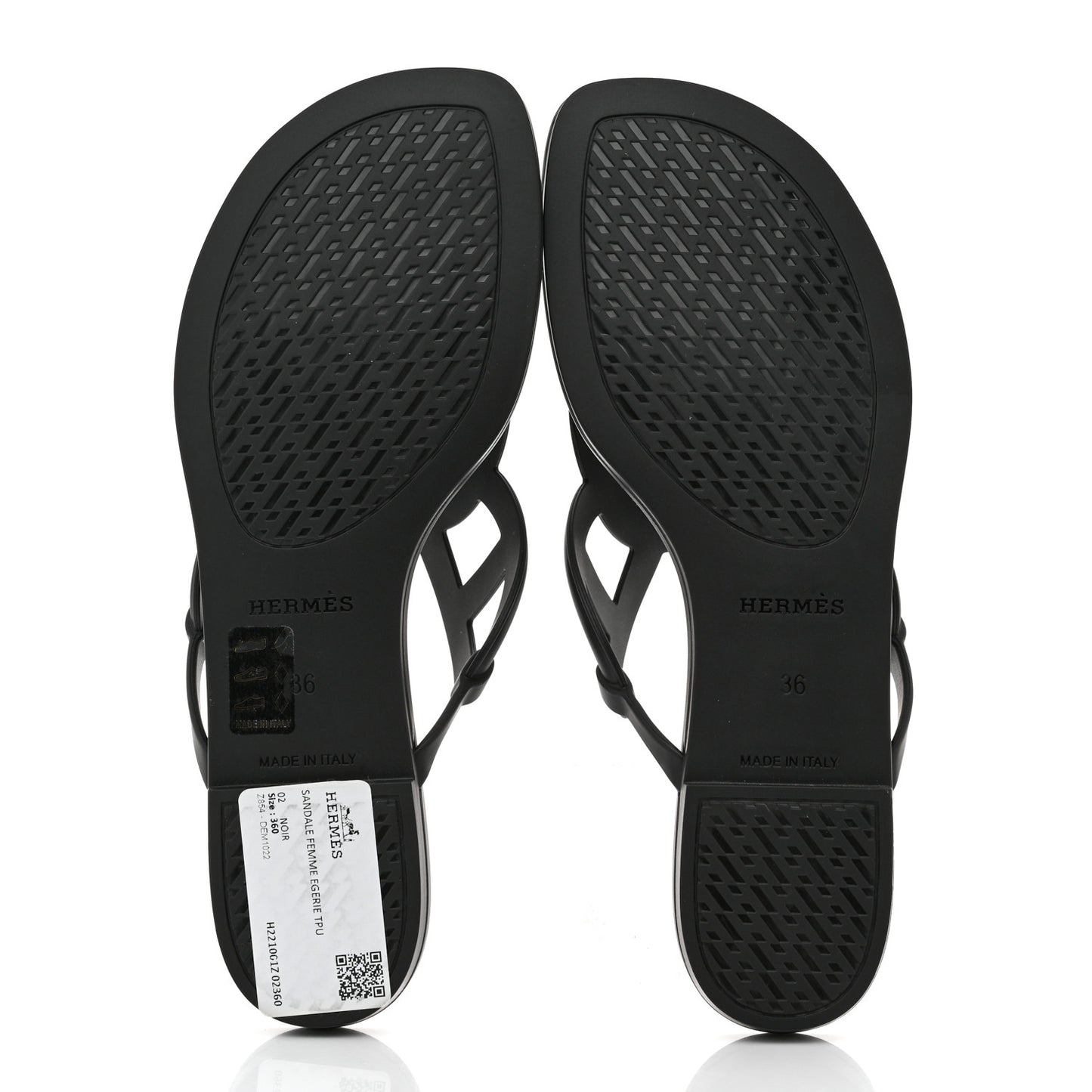 Rubber Womens Egerie Sandals 36 Black
