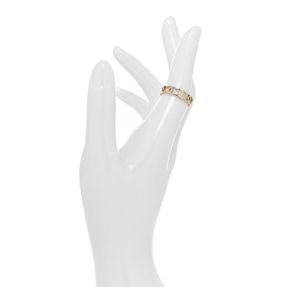 Chanel Metal CC Ring 6.75 Gold 2 of 4