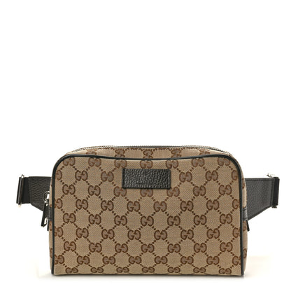 Gucci Monogram Belt Bag Dark Brown 1 of 10