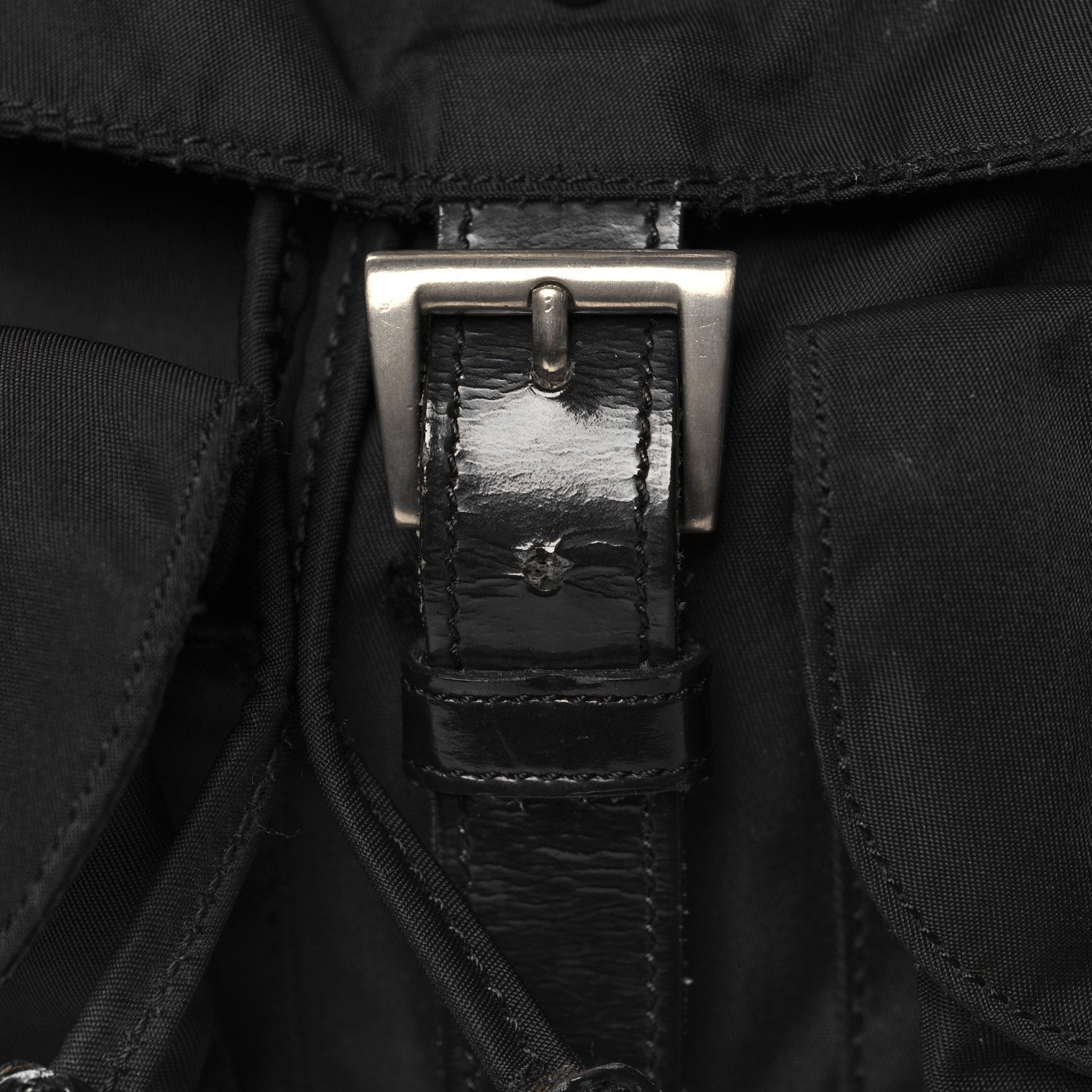 Prada Nylon Vela Medium Backpack Black 9 of 11