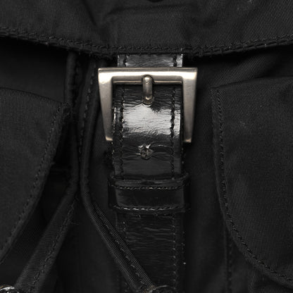 Prada Nylon Vela Medium Backpack Black 9 of 11