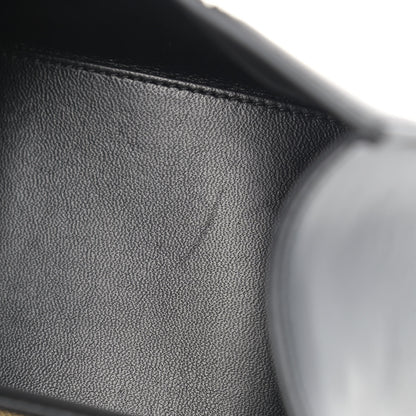 Balenciaga Shiny Box Calfskin Small Hourglass Top Handle Bag Black 8 of 10