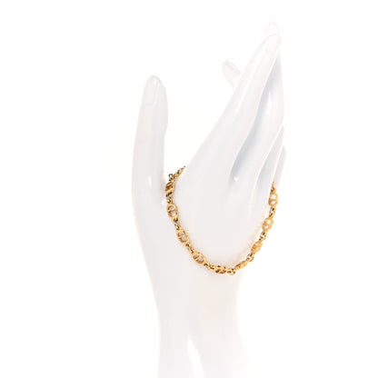 Christian Dior Metal CD Bracelet Gold 2 of 4