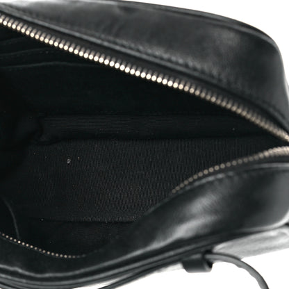 Saint Laurent Calfskin Heart Embossed Monogram Belt Bag Black 5 of 10