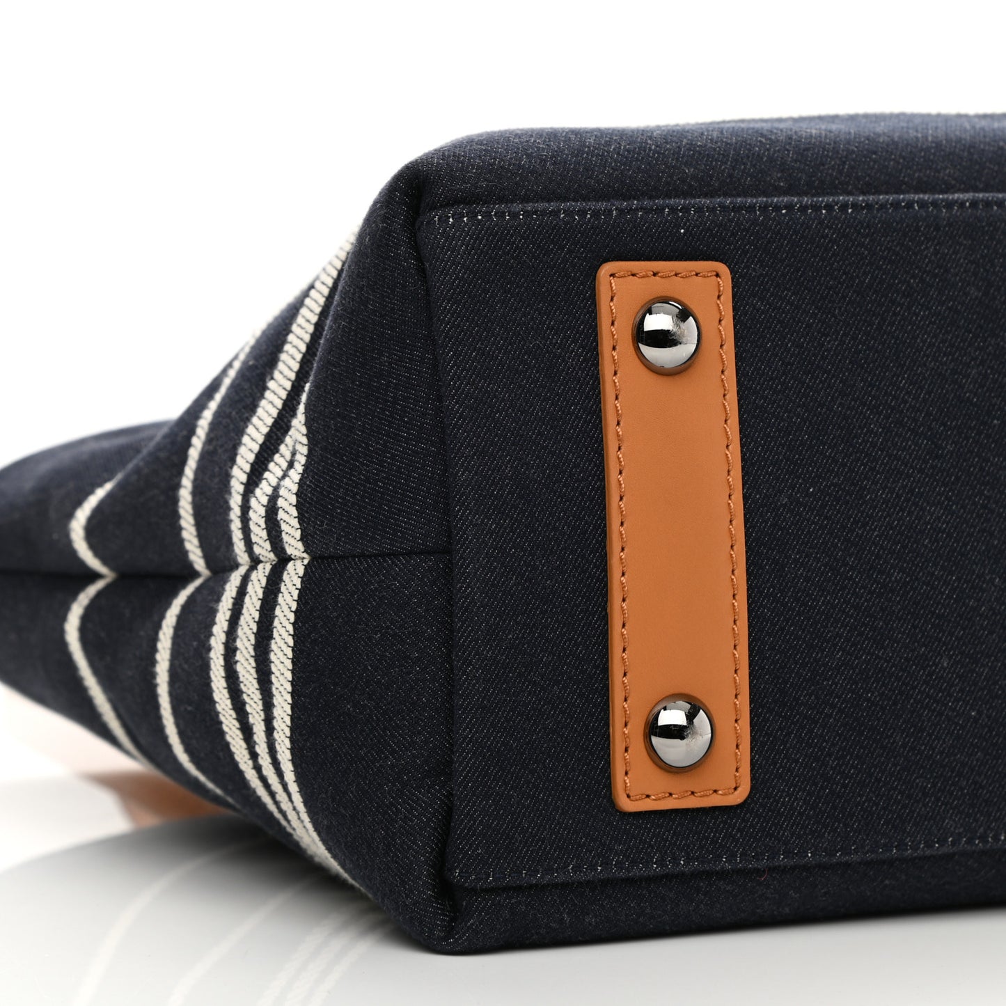 Denim Large Shopping Tote Blue