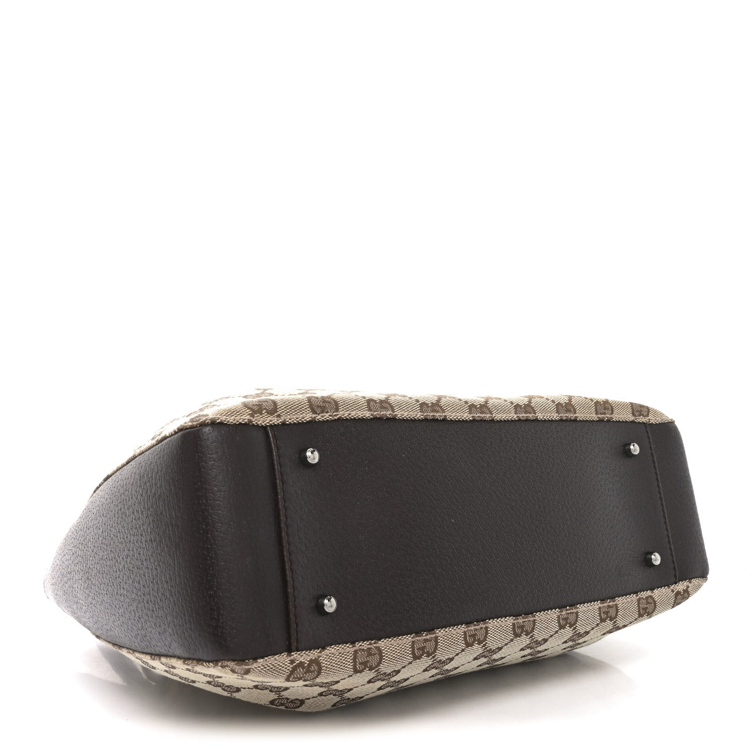 Gucci Monogram Shoulder Bag Dark Brown 3 of 9