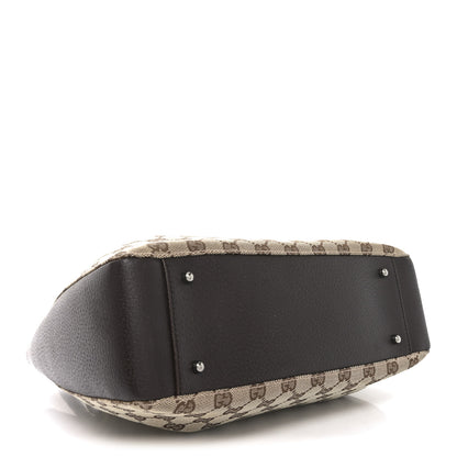 Gucci Monogram Shoulder Bag Dark Brown 3 of 9