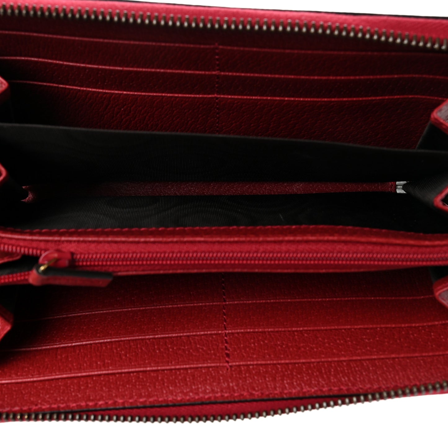 Canvas Marley Stripe Script Logo Gucci 100 Zip Around Wallet Multicolor