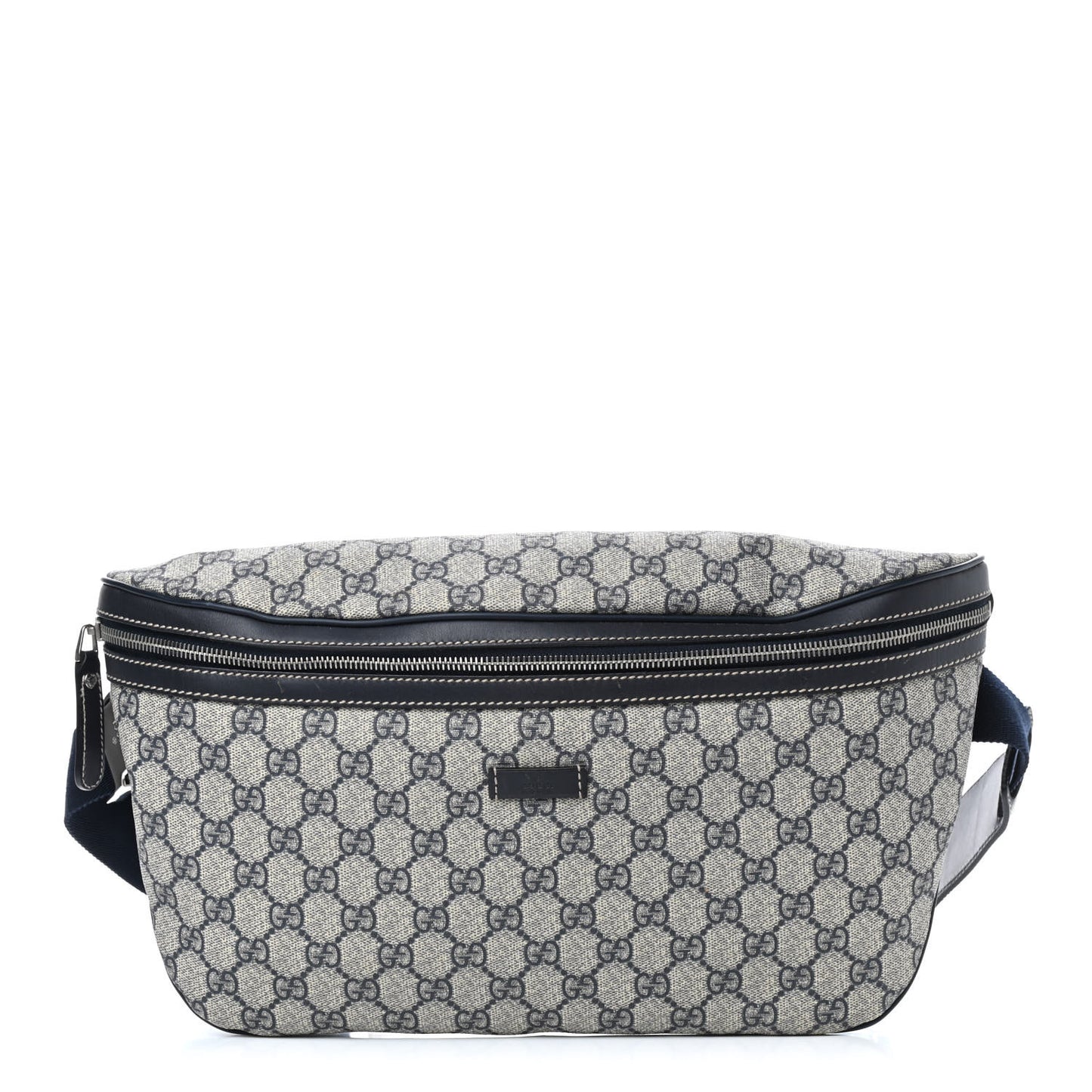 GG Supreme Monogram Belt Bag Navy