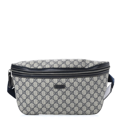 Gucci GG Supreme Monogram Belt Bag Navy 1 of 17
