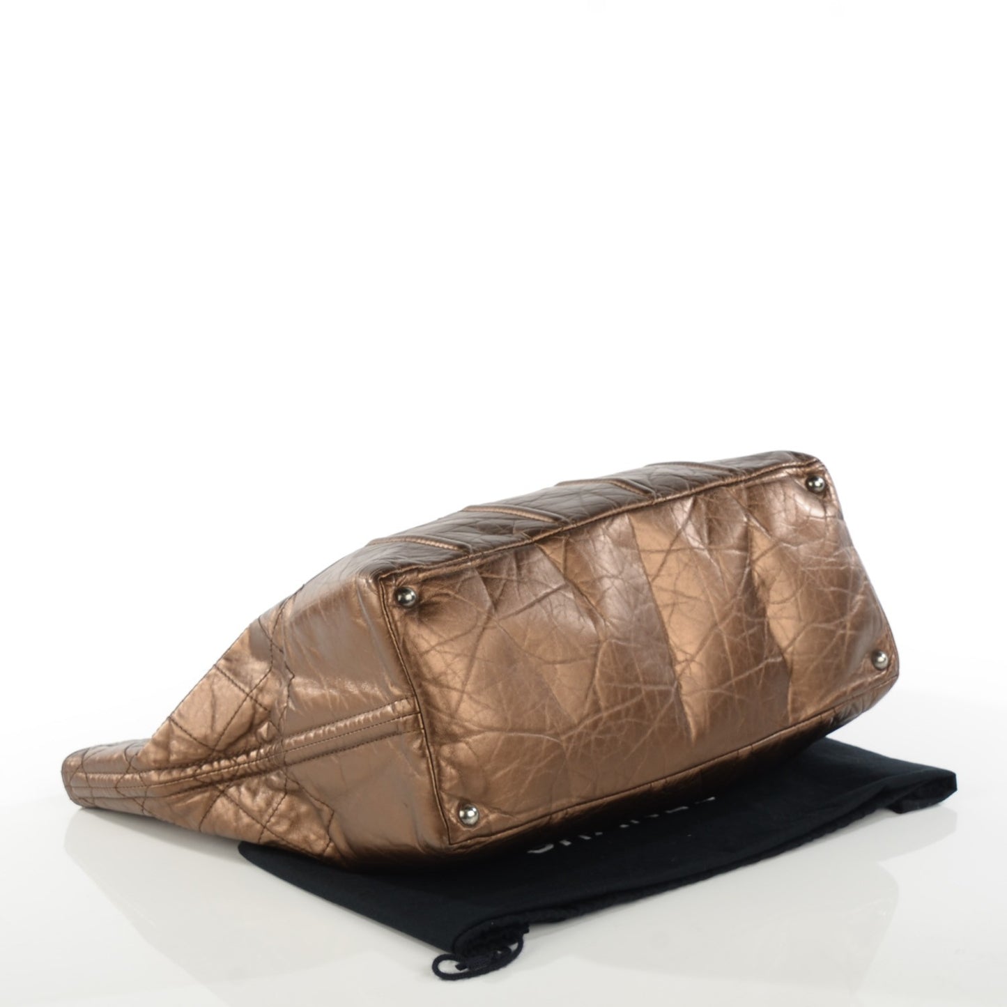 Calfskin Large Shopping In Moscow Tote Bronze