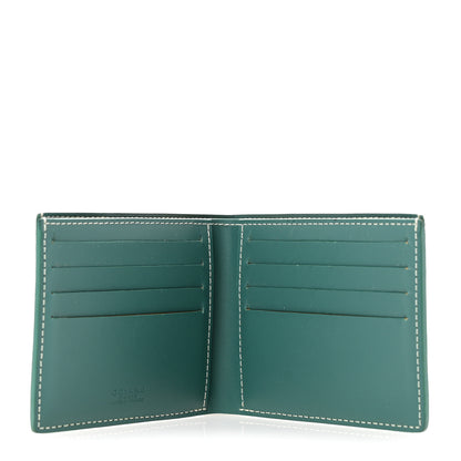 Goyard Goyardine Bi-Fold Victoire PM Wallet Green 5 of 10