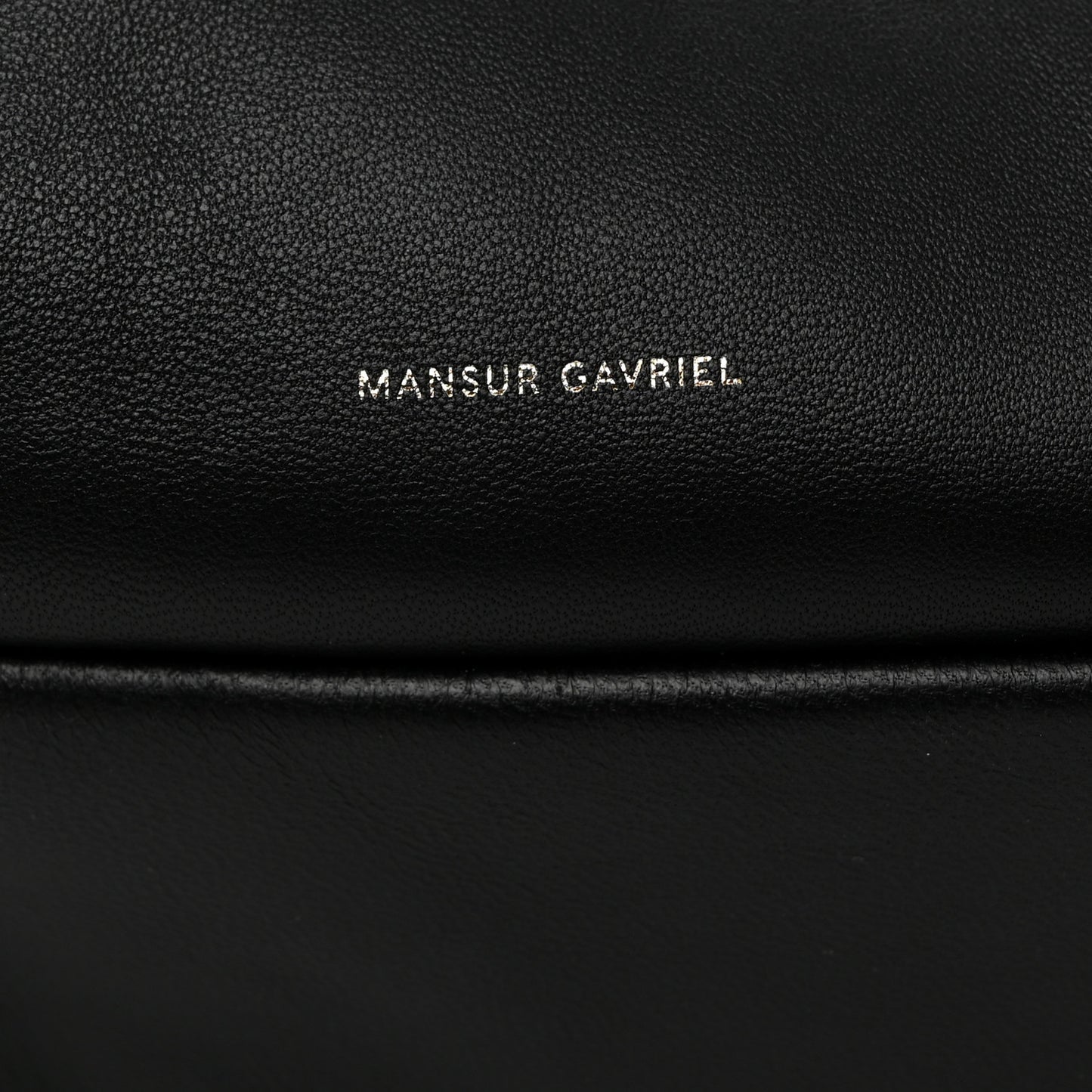 Lambskin Cloud Clutch Black Flamma