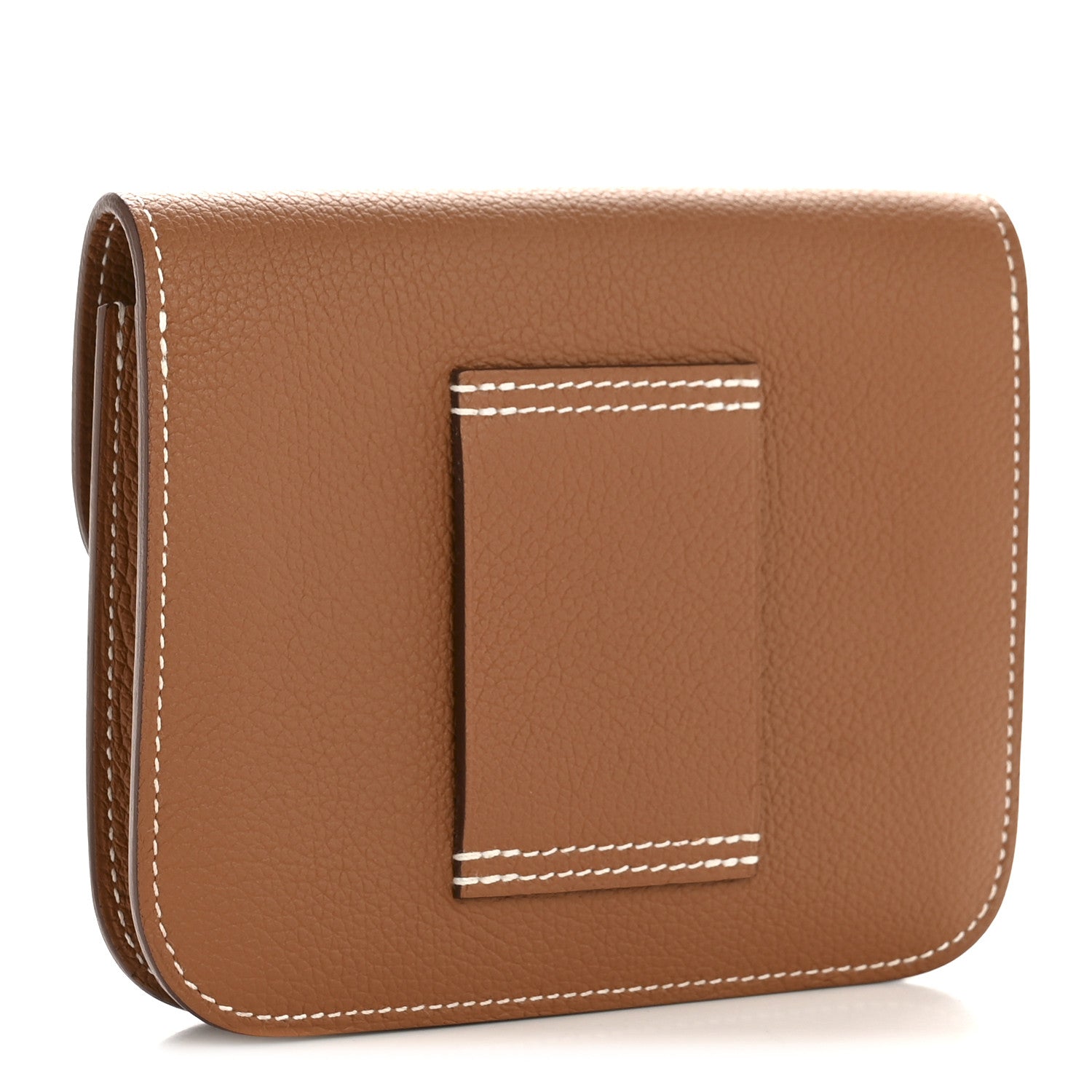 Hermes Evercolor Constance Slim Wallet Gold 4 of 9
